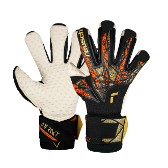 Reusch Attrakt SpeedBump Ortho-Tec 5470978 7738 schwarz orange gold 1